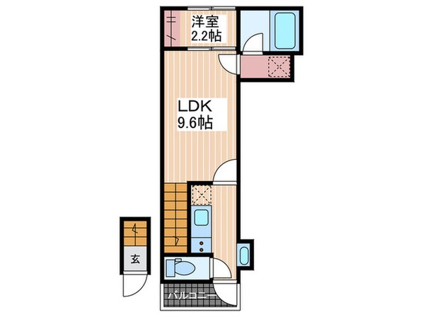 M　Terrace藤垂園　壱番館の物件間取画像